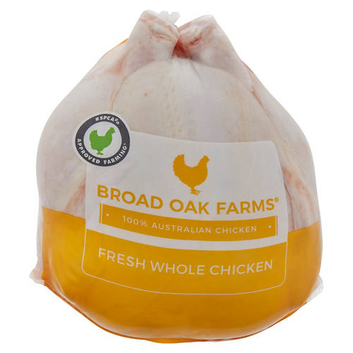 RSPCA Approved Fresh Whole Chicken Product Image Front shot 01